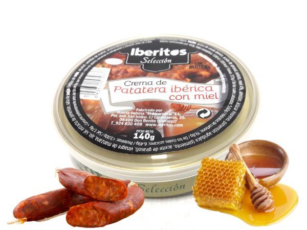 Iberitos paté crema patatera ibérica con miel